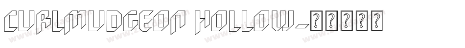 Curlmudgeon Hollow字体转换